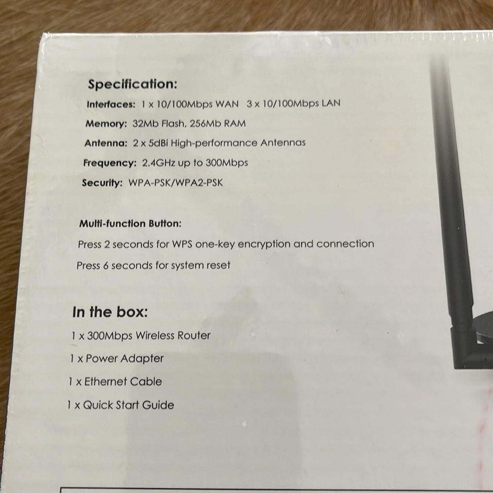 NIB Wavlink Quantum S2 300Mbps Wireless Router - Picture 3 of 5
